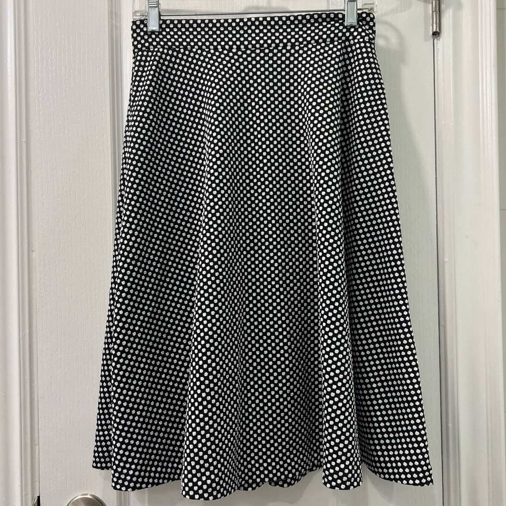 Banana Republic Midi Polka Dot Skirt